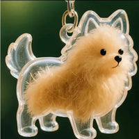 Llavero Furkey raza Pomeranian