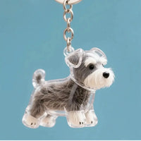 Llavero Furkey raza Schnauzer